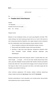 Jan 05, 2020 · kumpulan gambar contoh surat serah kuasa wakil terbaik 2019. Form Mkt17 Surat Panggilan Serah Terima Bangunan