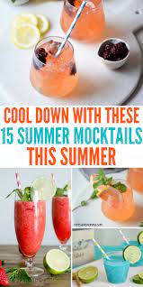 15 Summer Mocktails To Cool You Down This Summer Summer Mocktails Summer Mocktail Recipes Summer Drink Cocktails