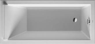 54 x 27 bathtub shower combo. Duravit 700331000000090 Starck New 59 X 27 1 2 Inch Rectangle Base Bathtub Built In Or For Panel With One Backrest