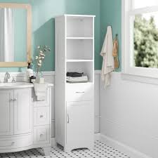 A linen cabinet can do both! Symple Stuff 40 X 160cm Free Standing Tall Bathroom Cabinet Reviews Wayfair Co Uk
