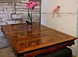 Furniture refinishing and finishing isn't hard if you understand the proper steps and techniques. Dining Table Restoration Table Refinishing Furniture Restoration Refinishing Burl Ma Furniture Restoration Antique Furniture Restoration Furniture Repair