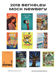 325 books based on 444 votes: Great Kid Books 2018 Berkeley Mock Newbery Book Clubs Our Results Are In