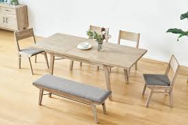 Make your space work better for you with dining table and bench sets to maximise your small space. Miles Extendable Dining Table With Bench And 2 Chairs Castlery Small Rectangle Dining Table Dining Table With Bench Rectangle Dining Table