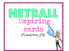 Check spelling or type a new query. Netball Umpiring Cards Teaching Resources