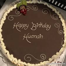 Belated Happy Birthday Cake Images With Name Edit Happy Birthday Husnain Cakes Cards Wishes Happy Birthday Cake Writing Birthday Cake Writing Birthday Cake Write Name