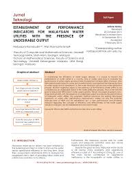 Ranking universiti di malaysia 2018. Pdf Establishment Of Performance Indicators For Malaysian Water Utilities With The Presence Of Undesirable Output