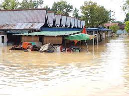 Current flood situation in penang. Flooded Penang City Centre Deserted