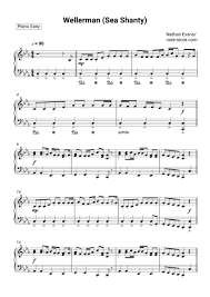 Klaviertastatur zum ausdrucken pdf.pdf size: Nathan Evans Wellerman Sea Shanty Noty Dlya Fortepiano Pdf Klavier Easy In 2021 Sea Shanties Ukelele Chords Piano Teaching