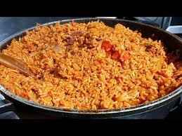 Perfect Nigerian Party Jollof Rice Smoky Jollof For 2o People Youtube Jollof Rice African Cooking Rice Recipes