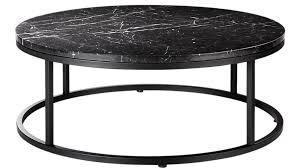 Resin table „ full moon „ with silver pigment,height app. Smart Round Black Marble Coffee Table Reviews Cb2 Marble Coffee Table Black Marble Coffee Table Marble Top Coffee Table