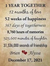 We're confident that your husband, wife, boyfriend, or girlfriend will be thrilled to receive one of these gifts for your first year wedding anniversary. 1 Year Anniversary Gift For Boyfriend 1st Anniversary 1 Year Together Girlfriend Ebay
