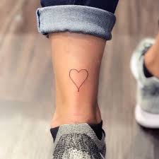 Matching heart infinity tattoo idea on ankles. Infinity Heart Tattoos Tattoofilter