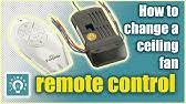 Ceiling fan speed and light brightness. How To Change The Frequency On A Ceiling Fan Remote Youtube