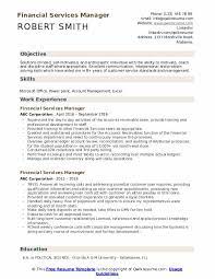 Resume format pick the right resume format for your situation. Financial Services Manager Resume Samples Qwikresume