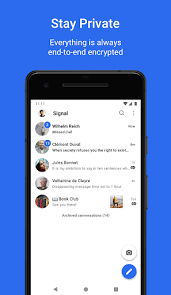 Facebook messenger is an android app that helps you to text better along with cool features to your loved ones across. Signal Private Messenger Apk 4 58 5 Mod Descargar Gratis Para Android