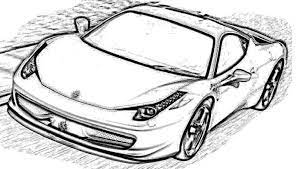 If you want to see more. Ferrari 458 Italia Coloring Pages