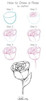 This online art lesson on how to draw a rose easy was mainly made for beginners venturing the drawing world. How To Draw Roses Tutorial Free Worksheet Printable Pdf Jeyram Spiritual Art