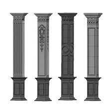 Interior columns tend to follow similar styles to the exterior columns, so they will be round or square and plain, fluted, tapered, etc. Roman House Pillar Square Mold Column Design For Concrete Casting Buy Roman Pillar Mold Roman House Pillar Square Mould Concrete Roman Column Design Product On Alibaba Com