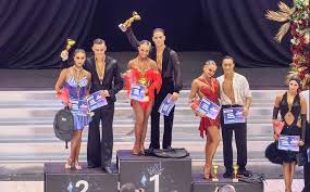 Lugojeanul Daniel Bărbosu și partenera sa, Iovana Iorgovan locul 1 la WDSF  Open Youth Latin