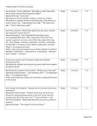 We use the simple present tense when an action is happening right now, or when it happens regularly (or unceasingly, which is why it's sometimes called present indefinite). D G Present Simple Vs Present Continuous Lesson Plan