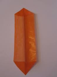 Orangener Stern 16 Zacken Sterne Aus Transparentpapier Basteln Mit Bildern Sterne Falten Weihnachten Transparentpapier Sterne