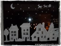 Recette De Peinture De Fenetre Pour Noel La Cour Des Petits Decoration Fenetre Noel Deco Fenetre Noel Decor Vitre Noel