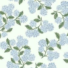You can download and use this powerpoint template for topics like textile, fashion, beauty, nature or cosmetic. Ri5143 Blue White Hydrangea Floral Rifle Paper Wallpaper