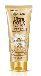 Lait Corps Sous La Douche Huiles Merveilleuses Ultra Doux Garnier Beaute Test Beaute Test