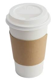 Amazon Com Bizitown Paper Hot Cups Lids Sleeves White W Kraft Sleeve 16 Oz 50 Count Health Personal Care Paper Cup Cup Coffee Cups