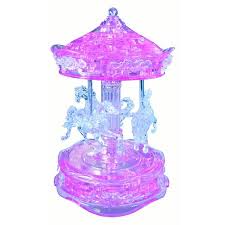 In this video i will show you each piece the. Upc 023332309573 Deluxe 3d Crystal Puzzle Pink Carousel Upcitemdb Com