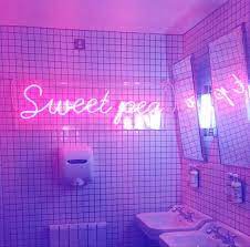 A dip into the pastel nuance. Purple Aesthetic Cukimber Ly Neon Aesthetic Neon Bathroom Dark Purple Aesthetic
