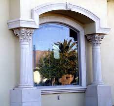 Whether its a dutch entry door, round or arch top entry door or grand entrance unit, it is the first thing you touch when you come home so make it count! Exterior Molding Trim Enhance Doors And Windows Mediterranean Exterior Las Vegas By Realm Of Design Houzz
