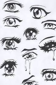 Before we get to the actual drawing part we should take a look at some basics, that everyone should know before drawing eyes in any style. Imagini Pentru Manga Eyes Crying Drawings Easy Anime Eyes Sketches