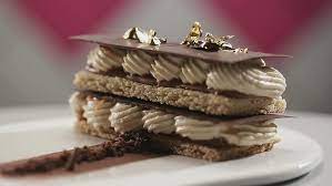 Caramel Mousse Slice Recipie Zumbo S Just Desserts Caramel Desserts Easy Desserts