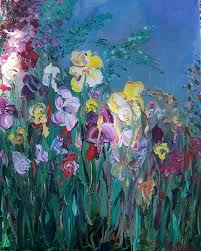 Claude Monet Iris Monet Kunst Wunderschone Kunst