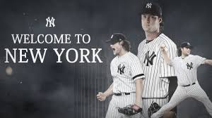 Did you know that in 2019 gerrit cole became the 1st pitcher in mlb history to throw 300+ strikeouts without a single complete game? Welcome To New York Gerrit Cole New York Yankees Youtube