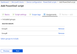 Add Powershell Scripts To Windows 10 Devices In Microsoft Intune Azure Microsoft Docs