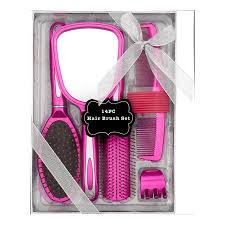 Get the best deals on unbranded pink hair brushes & combs sets/kits for your home salon or home spa. Hairbrush And Mirror Styling Gift Set 14 Pieces Pink Hair Brush Hair Brush Set Gift Set