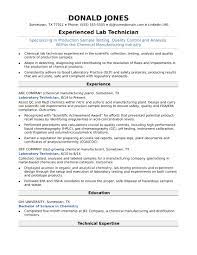Download template cv word (docx) di sini. Midlevel Lab Technician Resume Sample Monster Com