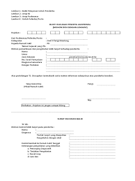 Contoh format perjanjian kerjasama sebagaimana formulir 1 terlampir.7. Surat Rujukan Jampersal Pdf