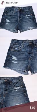 American Eagle Outfitters Distressed Denim Shorts American
