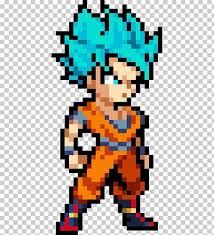 Tons of free artworks to color by number!. Dragon Ball Z Pixel Art