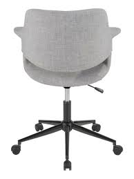 Vintage swivel office chair / mid century modern desk chair / made in yugoslavia by stol kamnik 1970. Lumisource Vintage Flair Mid Century Modern Mid Back Chair Grayblack Office Depot