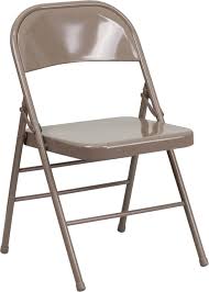 Search for padded kitchen chairs that are great for you! Beige Metal Folding Chair With 18 Gauge Steel Frame