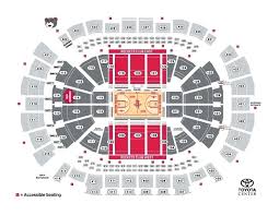 Toyota Center Seating Chart Mrcontainer Co