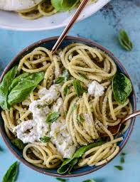 Burrata Pesto Pasta Recipe Recipes Food Pesto Pasta