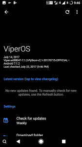 Berkat popularitas seri ini, ada banyak custom rom yang tersedia untuk mereka. Viperos V2 1 20170715 Official Rom Garage
