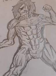 Attack on titan eren titans attack on titan comic mikasa avatar the last airbender art fan art attack on titan art manga couples couple drawings. I Tried Drawing Eren Titan And I Dont Think It Went Well Open To Criticism Shingekinokyojin