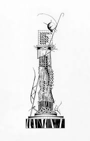 Dorian Gray Column Neil Spiller Architecture Drawing Architecture Drawings Dorian Gray