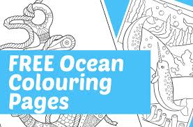 The moods of the horses in these coloring pages may range from being funny and jovial to grand and contemplative. Free Ocean Under The Sea Colouring Pages